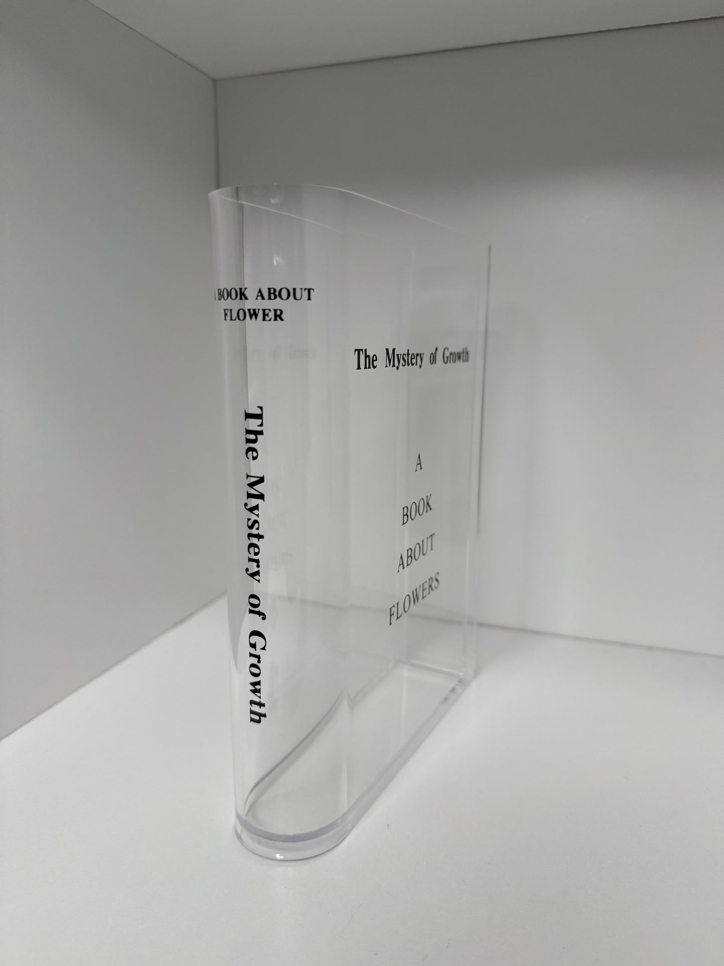 Acrylic Book Vase