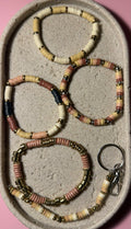 Striped Clay Beads