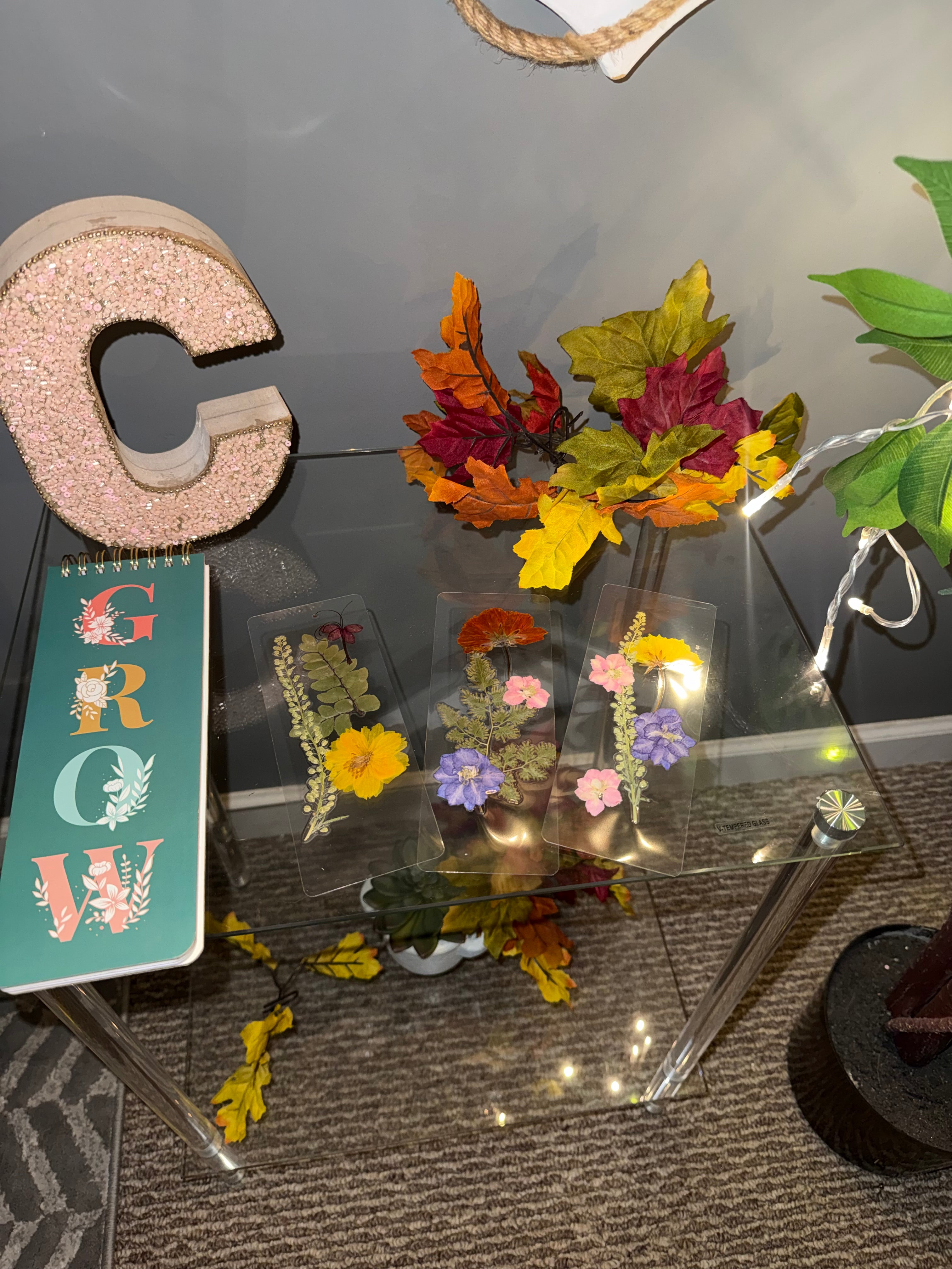 Fall Mini Bloom Bookmarks