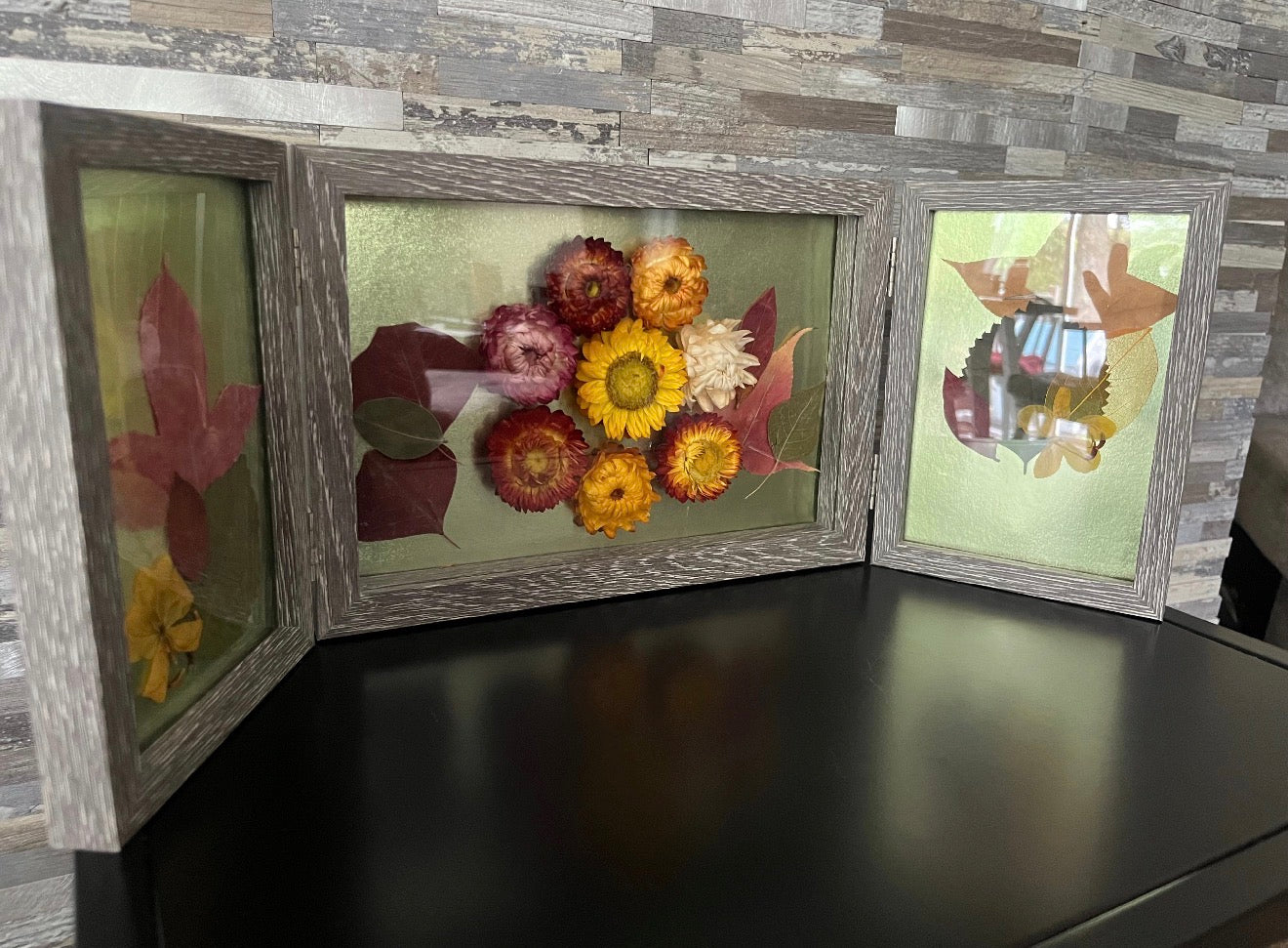 Tri-Fold Flower Art
