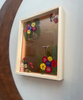 Natural Wood 8x10 Framed Flower Art