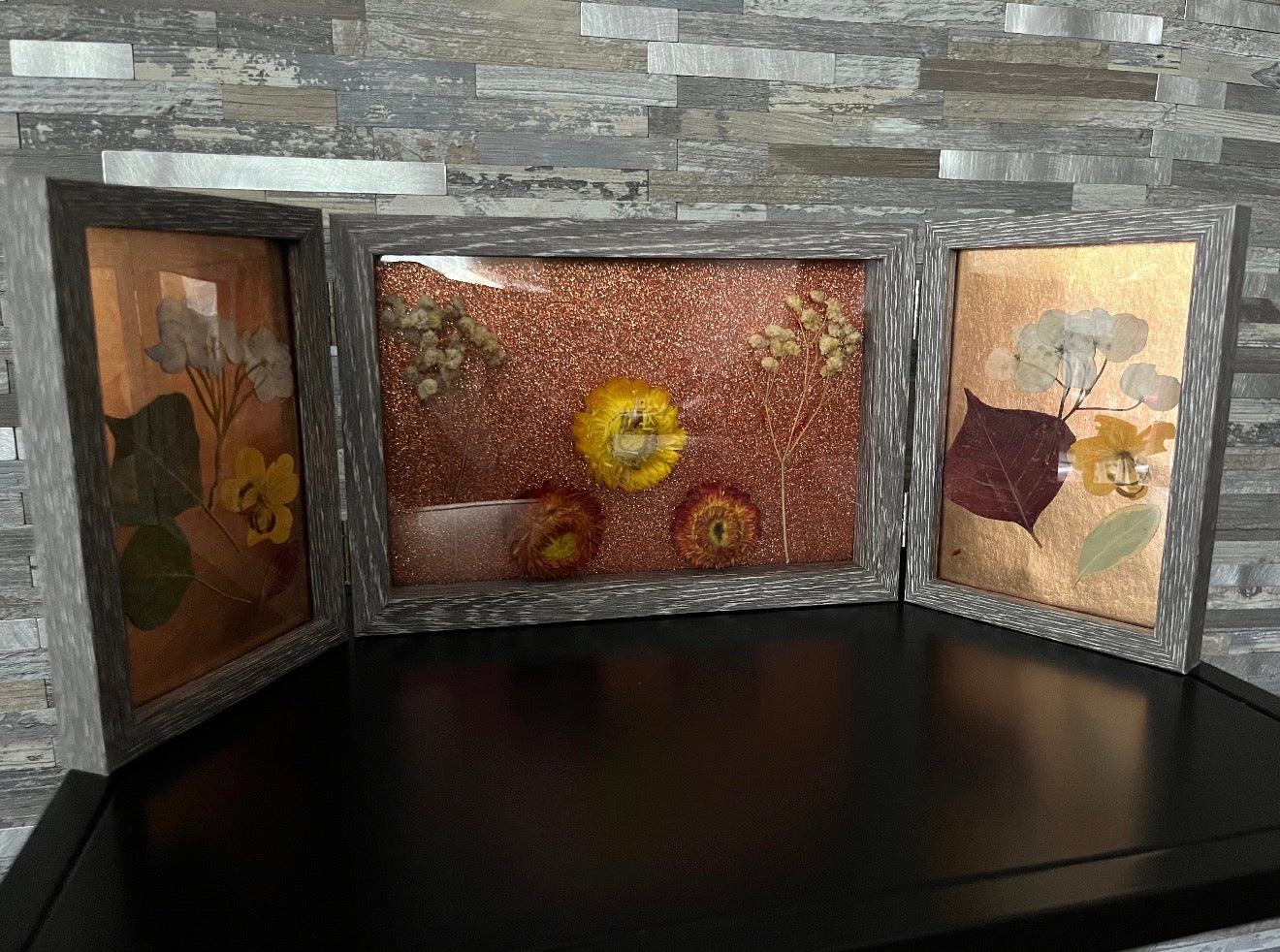 Tri-Fold Flower Art