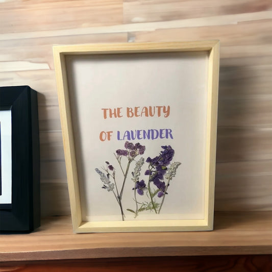 The Beauty of Lavender flower art