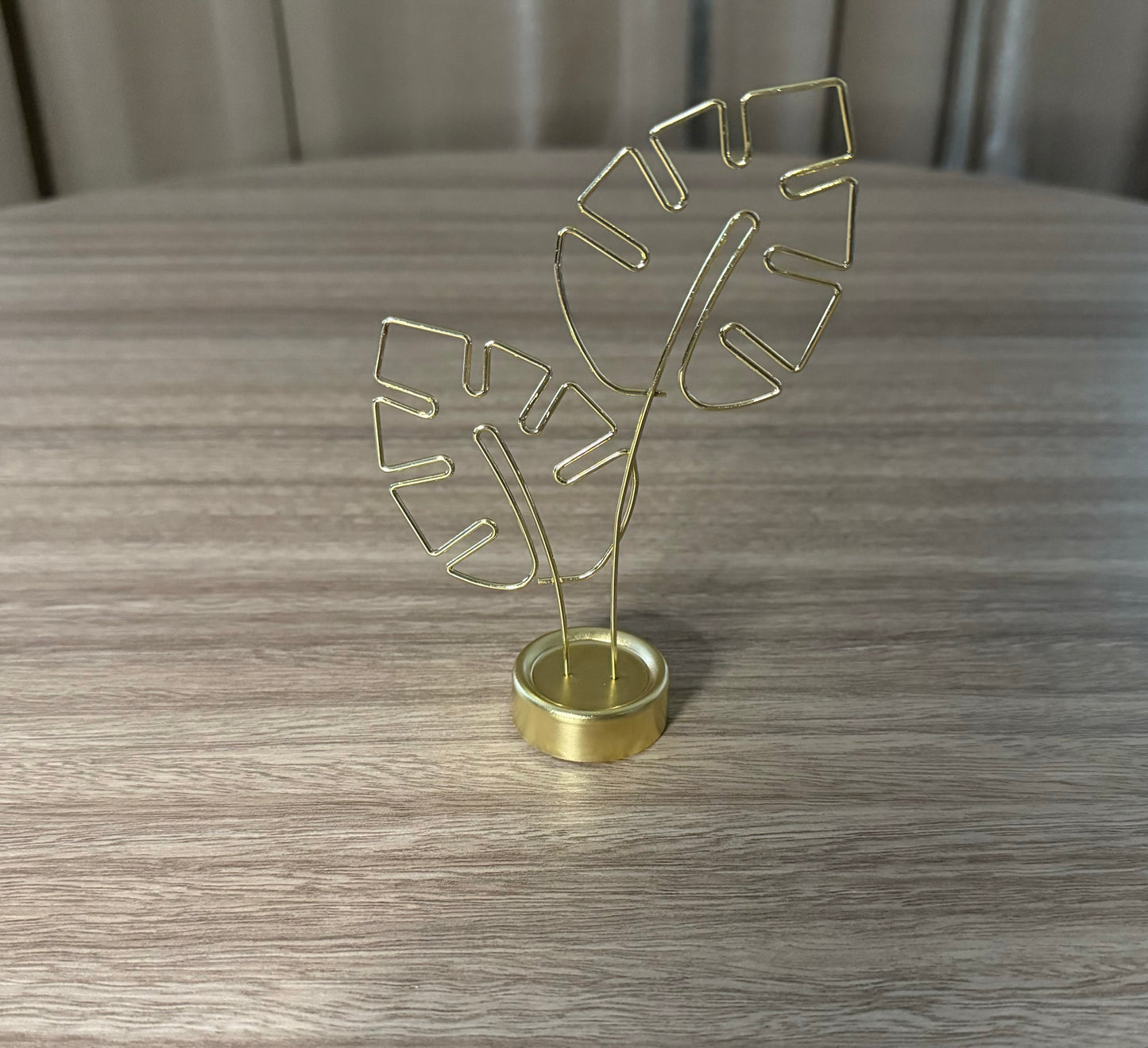 Golden Leaf Photo/Card Display Holder