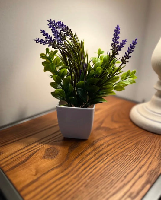 lavender artificial plant