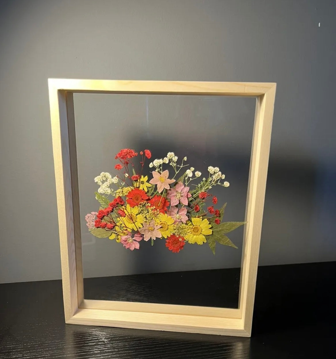 Multicolor flower art